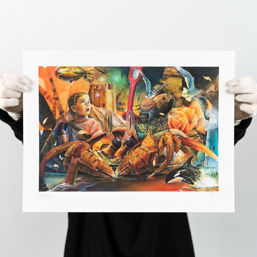 Curtis Hylton – Rockpooling – Artscape Warehouse – – Street art print – Urban art print for sale – Limited edition street art print